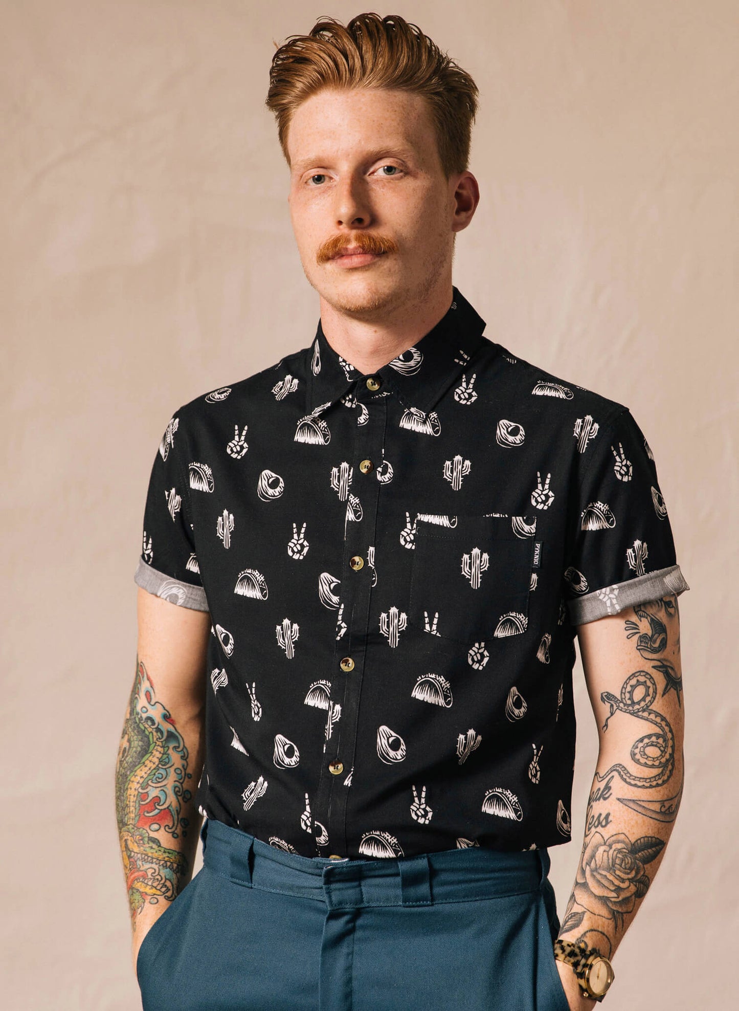 No Problemo Button-Up