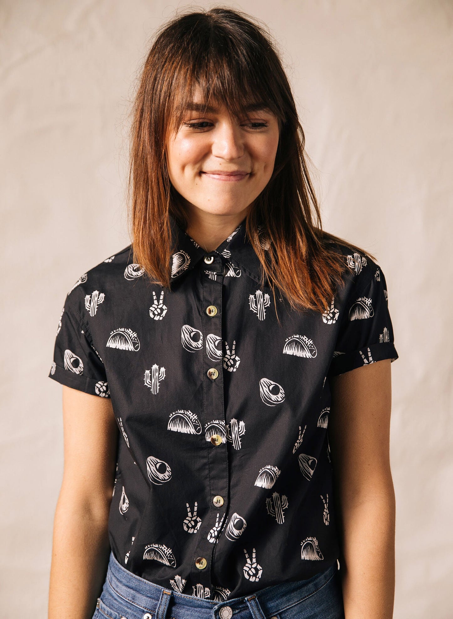 No Problemo Button-Up